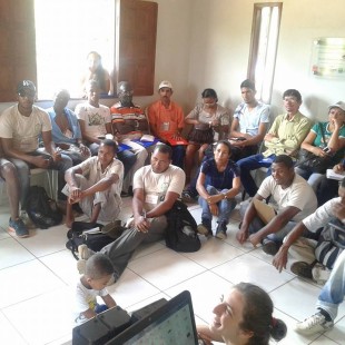 Encontro durante rota Ipê Rosa. (Foto: Silvanei Barbosa)