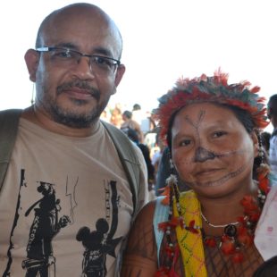 Gilherme e Leusa Munduruku. (Foto: Arquivo pessoal)