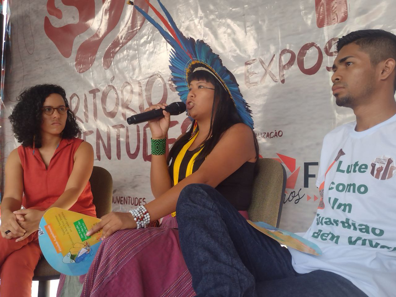 Tenda 'Territórios da Juventude' constrói diálogos em defesa da Amazônia
